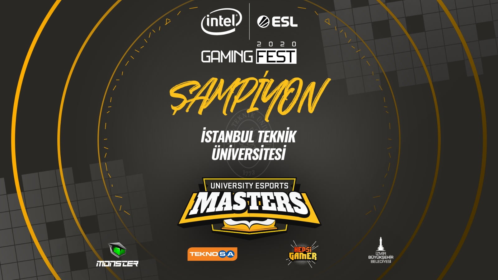 Intel Gaming Fest UEM 2020 Türkiye şampiyonu İTÜ esportimes