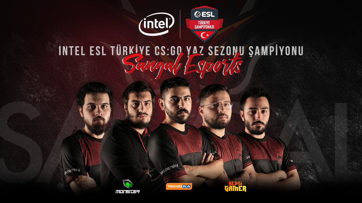INTEL ESL Türkiye CS GO Yaz Sezonu Şampiyonu Sangal Esports esportimes