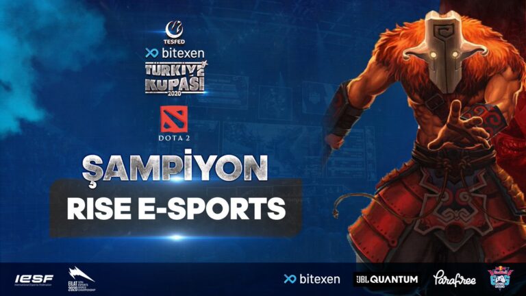 Rise Esports Became the Champion of DOTA2 BitExen TESFED Turkey Cup!