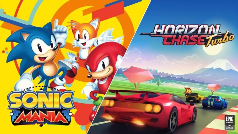 Sonic Mania & Horizon Chase Turbo, Free On Epic Games