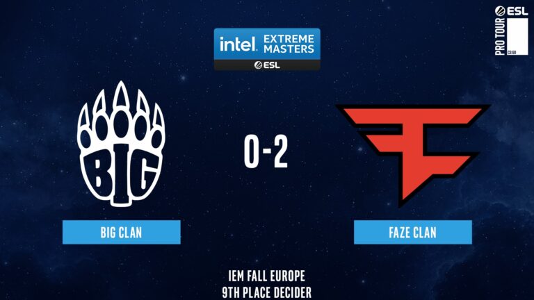 IEM Fall 2021 Faze