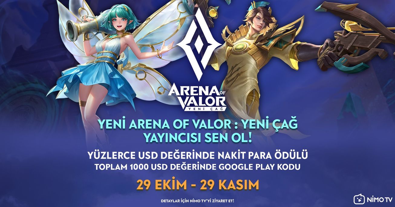 Arena of Valor Yeni Çağ nimo tv