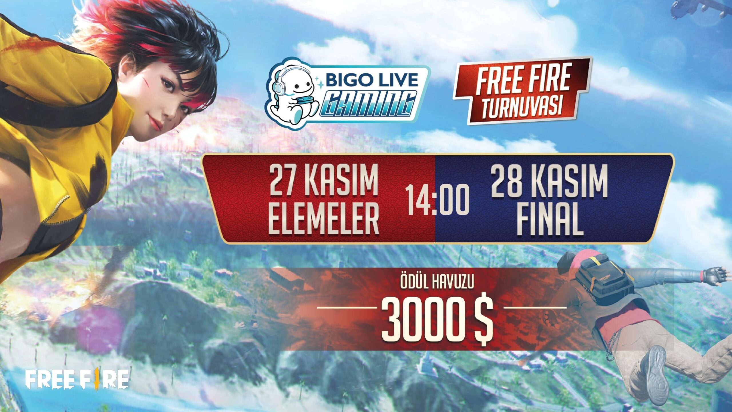 Bigo Live Gaming TR, 2. Free Fire Turnuvasını Duyurdu! esportimes
