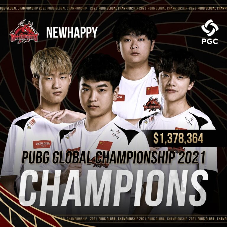 PUBG Global Championship PGC 2021 Şampiyonu NewHappy!