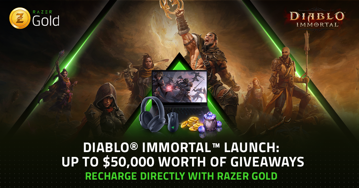 Diablo Immortal şimdi Razer Gold'da esportimes