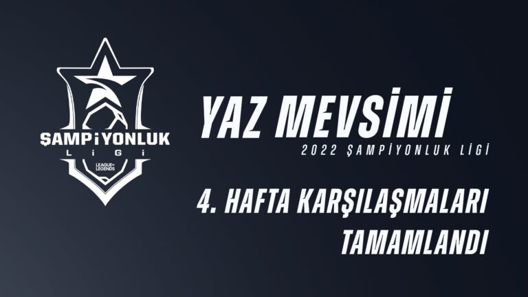 Şampiyonluk Ligi 2022 Yaz Mevsimi’nde 4. Hafta Sonuçları esportimes