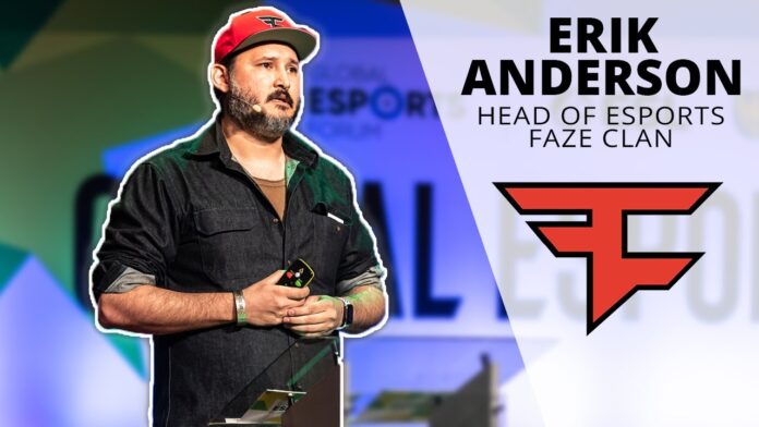 FaZe Clan Has Appointed Erik Anderson as Its President! esportimes